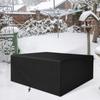 Чехол для уличной мебели из полиэстера 210D или 150x150x75 см, защита от снега, инея, пыли и солнца, для садового стола и стульев