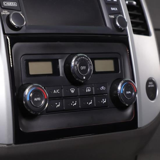 Glossy Piano Black Air condition Panel Trim Sticker For Nissan Frontier 05-21
