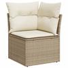 VidaXL Salon de Jardin avec Coussins 13 pcs, Canapés de Terrasse, Ensemble de Meubles de Patio, Mobilier d'Extérieur, Beige 3226520