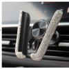 Sparkling Diamond Car Phone Holder Adjustable Vent Mount for Easy Navigation, Fits Most Vehicles