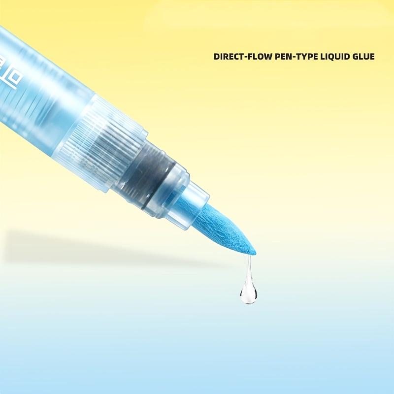 3Pcs Quick Dry Liquid Glue Pen 1mm Fine Tip Craft Adhesive For Scrapbooking DIY Hand Account