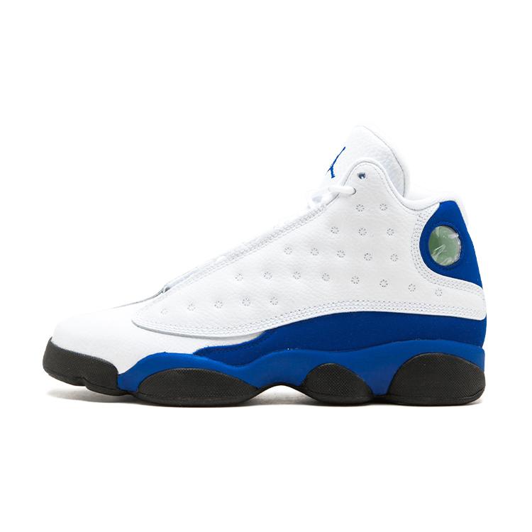 Jordan 13 Retro White Hyper Royal Black GS 884129-117