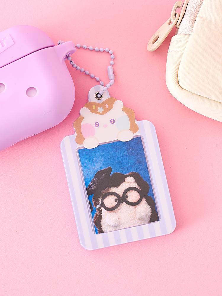 LINE FRIENDS Minini Ice Cream Dochini ID Photo Keychain
