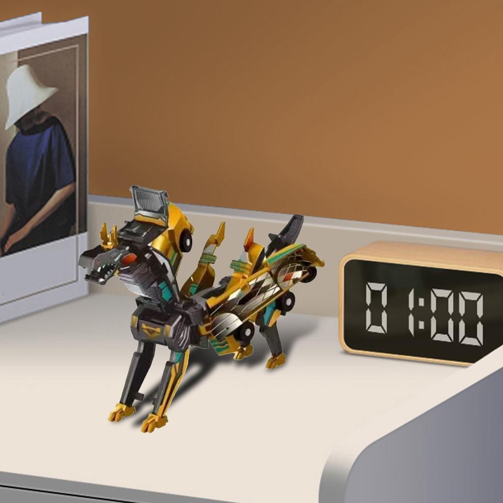 Newest 2 In 1 Magic Transformation Car Transforms Into Horse Transformation Toys Magnetic Collision Deformation Car Gift