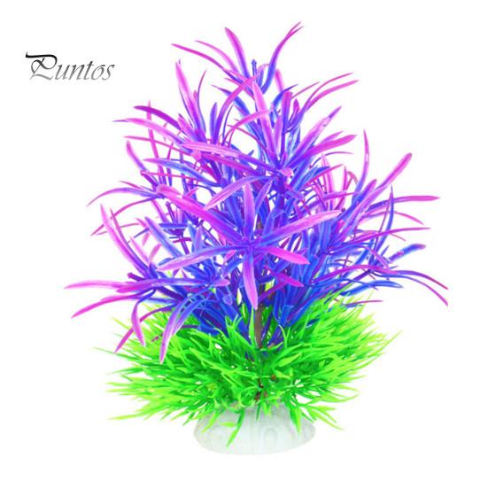 Искусственное водное растение Украшение аквариума с прочной основой Реалистичный дизайн Экологически чистые без запаха Моделирование растений Модельные украшения Аквариумный орнамент