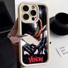Чехол для телефона Marvel Avengers Venom для iPhone 17E 11 12 13 14 15 16 17 Pro Max Fundas 17 Air Plus 16e 13 Mini Силиконовая задняя крышка