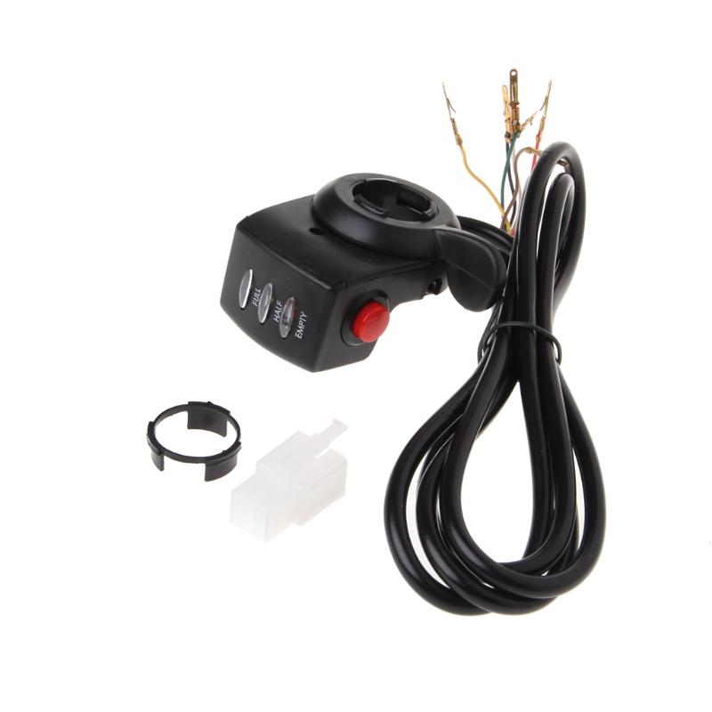 24/36/48 В E-bike E-Bicycle Thumb Throttle Handle Bar Grip Gas Twist Throttle Electric Scooter Invisible Speed Controller