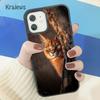 Krajews African Lyn Caracal Big Cat Phone Case Cover For iPhone 17 Air 16 15 14 plus 11 12 13 pro ma coque Fundas