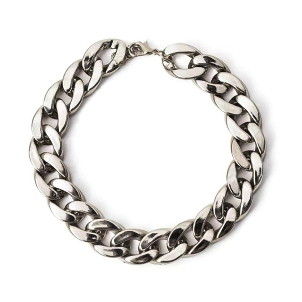 Cat Dog Gold Necklace Chain Dog Collar Adjustable Pitbull Collar Gold Collars for Small Medium Dog