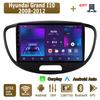 Android Carplay автомобильное радио для Hyundai Grand I10 2008-2012 мультимедийный проигрыватель головное устройство стерео GPS навигация BT WIFI 2+32 ГБ