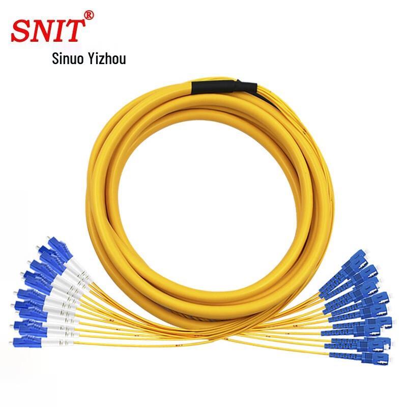 SNIT 12-Core Breakout Single-Mode Fiber Patch Cord