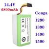Новый литий-ионный аккумулятор 14,4 В, 6800 мАч для пылесоса Cecotec Conga 1290 1390 1490 1590 Genio Deluxe 370 Gutrend Echo 520