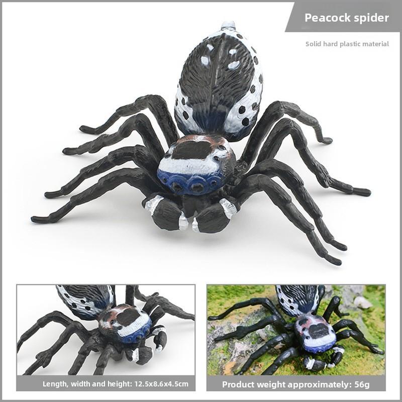 Набор моделей пауков из пластика для домашнего декора и в подарок любителям природы