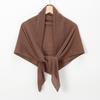 New Hot-selling Chiffon Crumpled Square Scarf, Solid Color Fashionable Pleated Shawl Bag Head Multi-purpose Yarn Scarf