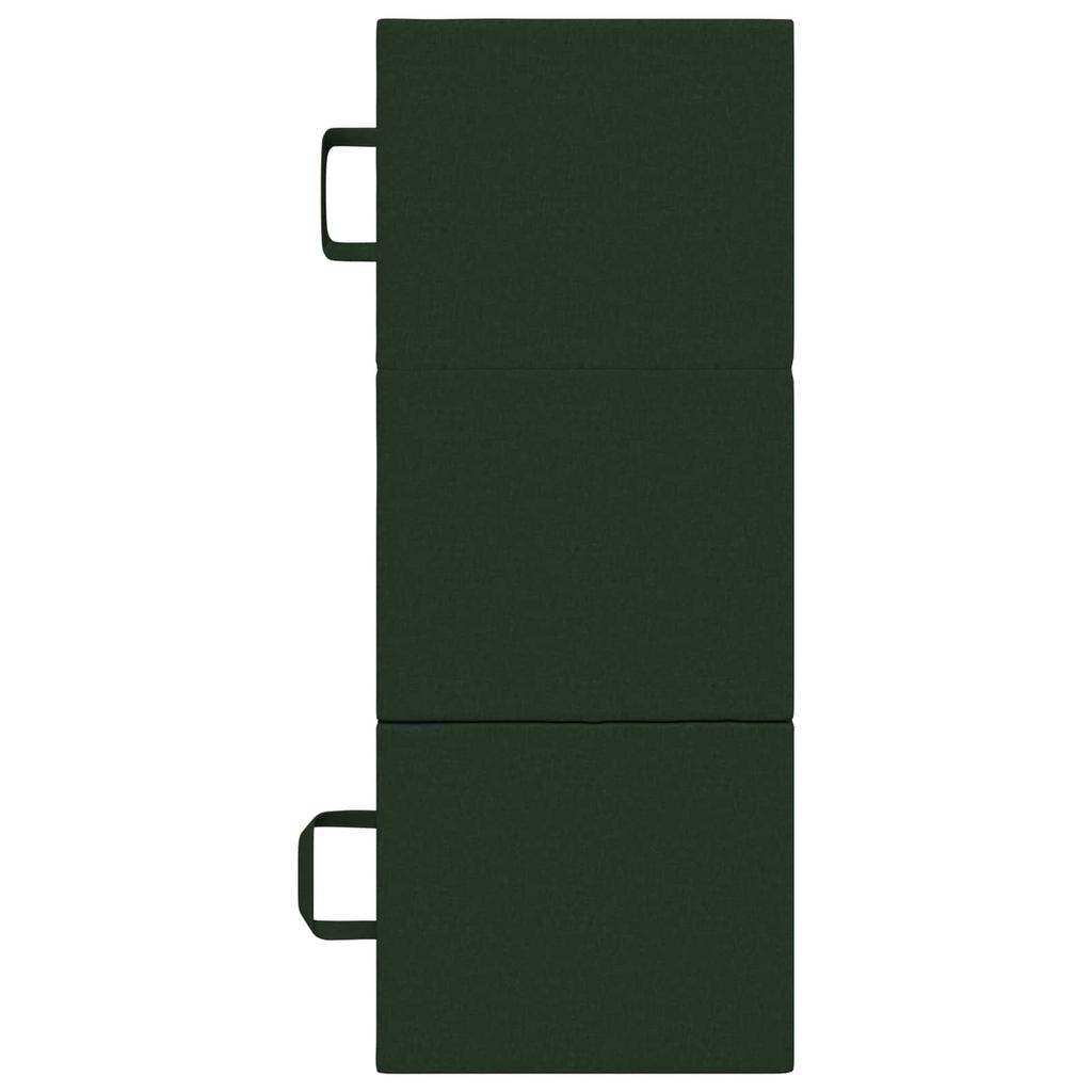 Folding Sofa Bed 75 x 63 x 45 cm Dark Green