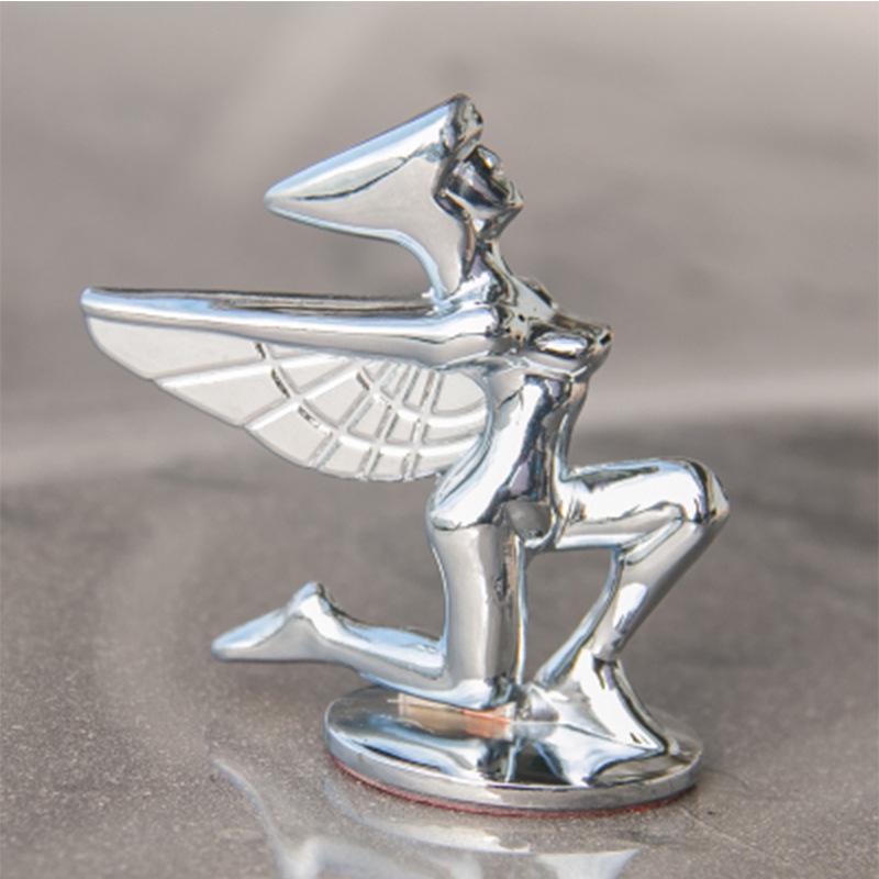 Кампания, автомобильная этикетка богини, размер головы лошади, 3D бесплатная богиня, стенды для этикетки летящего орла, металлическая этикетка автомобиля серебристого и золотого цвета