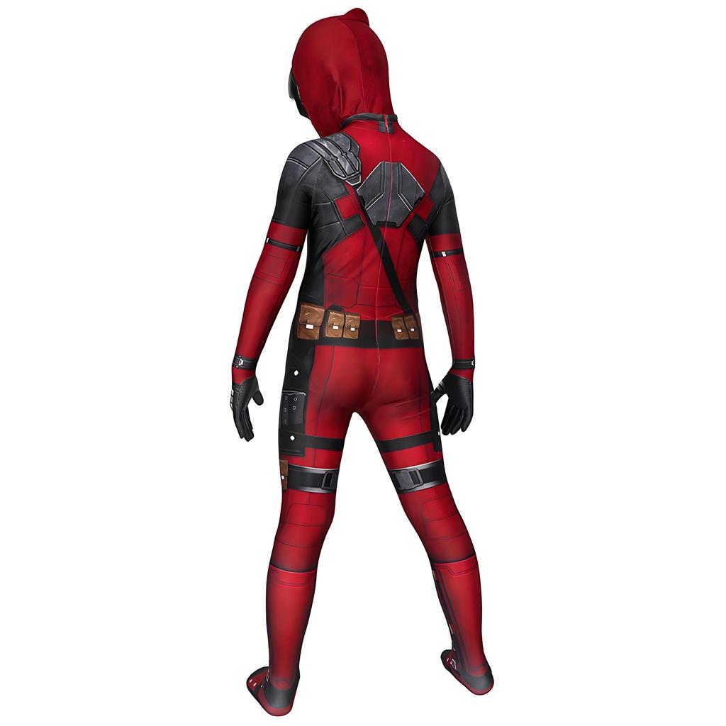 High Quality Cosplay Deadpool Costume Suit Movie Bodysuit Suits Jumpsuit Sword Set Festival Gift Halloween Christmas Party