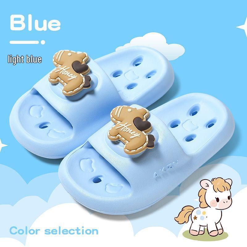 Детские быстросохнущие противоскользящие тапочки для ванной - Летние шлепанцы для душа для мальчиков и девочек