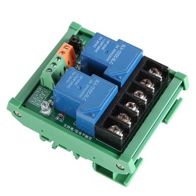 2-канальный релейный модуль 30А 12В с SMD оптоизоляцией для триггера высокого и низкого уровня