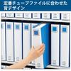 KOKUYO Папка-тубус File Tube File K2 Двусторонний A4 Вертикальный Вмещает 300 листов 2 отверстия Синий K2F-ETB630B