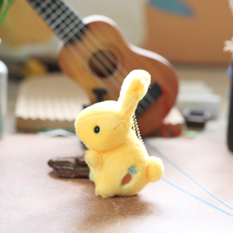 Милая морковка, маленький кролик, плюшевая игрушка, кукла, белый кролик, сумка, подвесное украшение, брелок, кукла