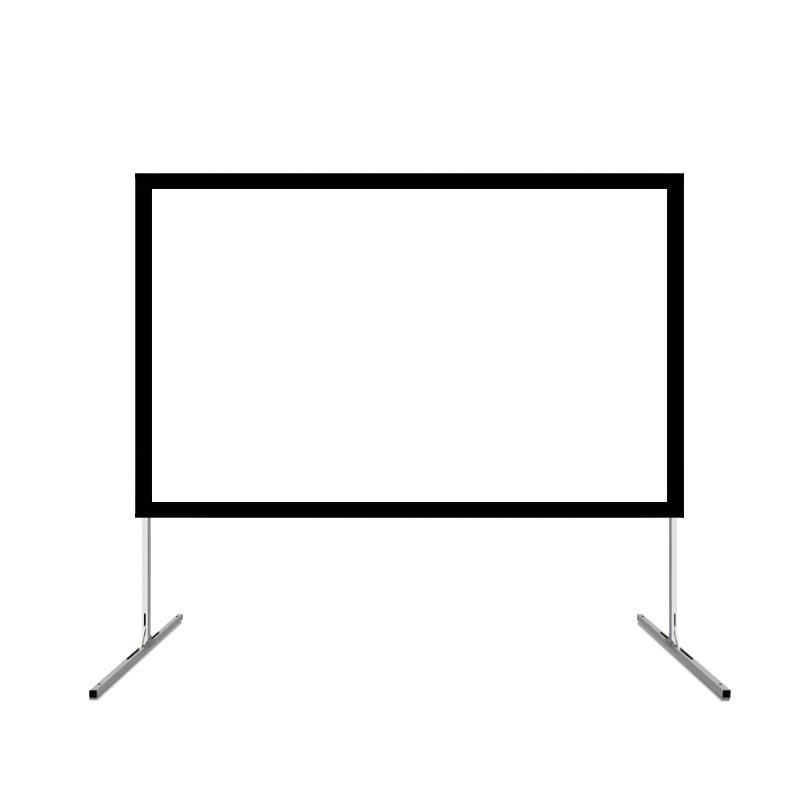 JINGMI 16:9 Quick-Fold Portable Projector Screen with Metal Stand