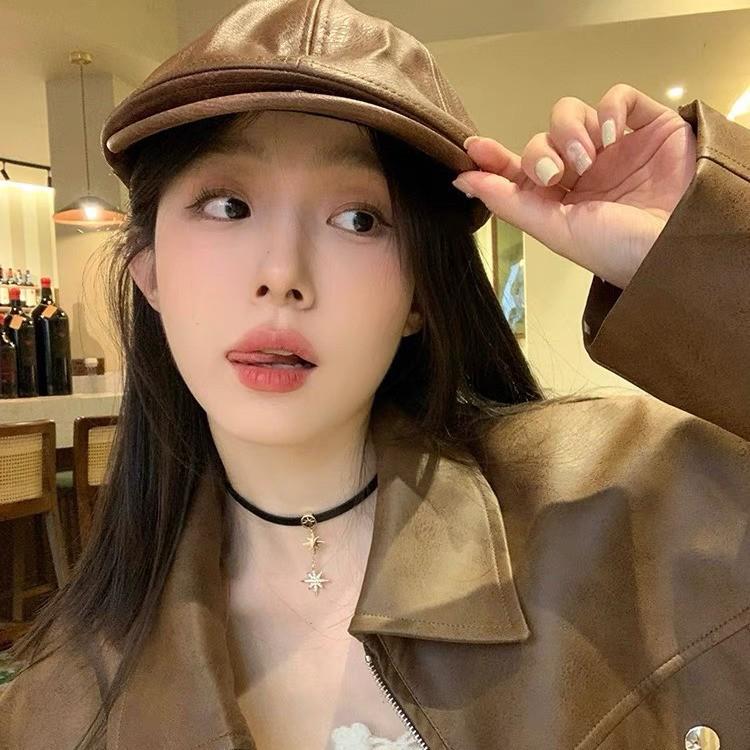 Chic Spicy Girl Leather Bell Choker Necklace – Unique Minority Design