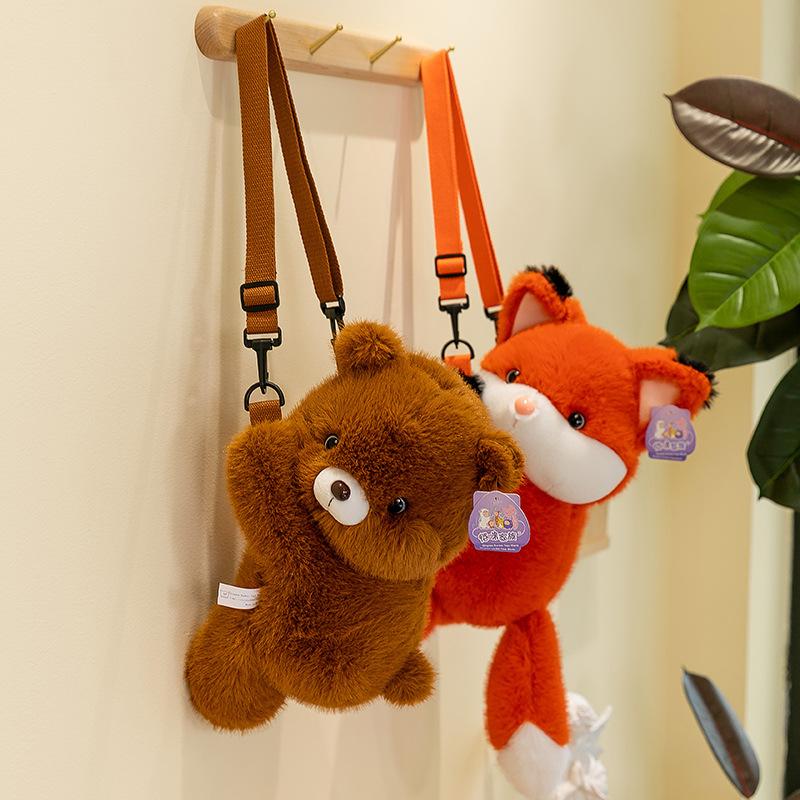 Новый животный тренд школьный рюкзак детская плюшевая сумка-мессенджер кукла хаски для выхода в свет и путешествий