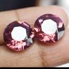 Padparadscha Sapphire Natural 16 Ct Round Pair Certified Beautiful Gemstone