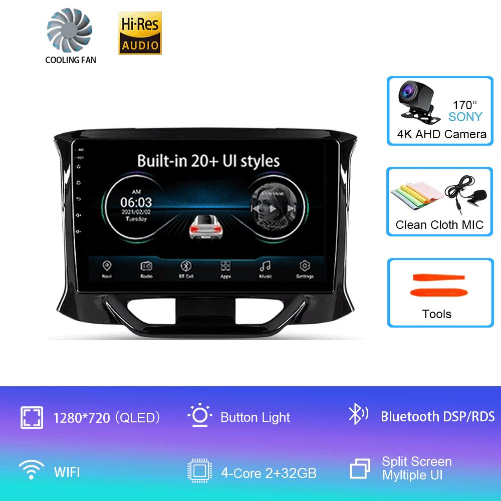 Автомагнитола Android 14 для LADA Xray X ray 2015 - 2019 Мультимедийный видеоплеер Навигационная стереосистема GPS Нет 2din 2 din dvd