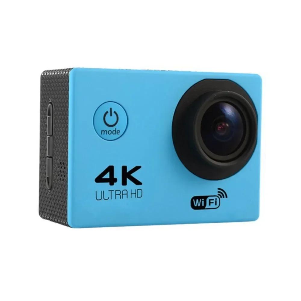 Экшн-камера Ultra HD 4K/30 кадров в секунду WiFi 2 дюйма 170D Подводная водонепроницаемая шлемная видеозапись Спортивные камеры Уличные видеокамеры