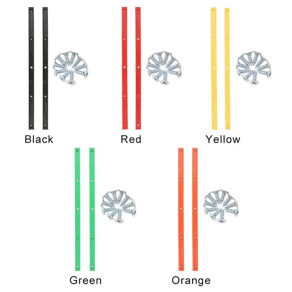 Reduce Friction Skateboard Rails Anti-collision Strip Edge Protect Strip with Mounting Screws