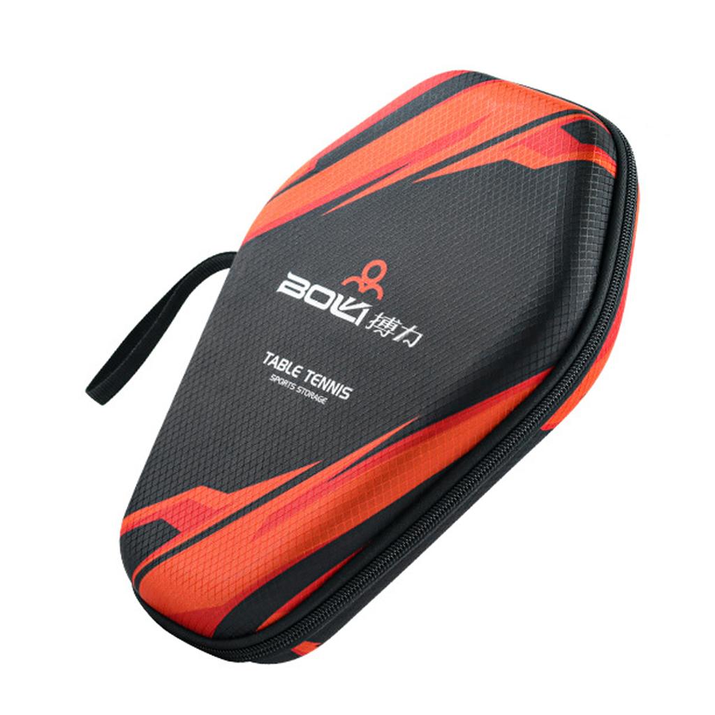 Waterproof Table Tennis Racket Bag EVA Ping Pong Paddle Hard Case Hexagonal Table Tennis Bat Cover