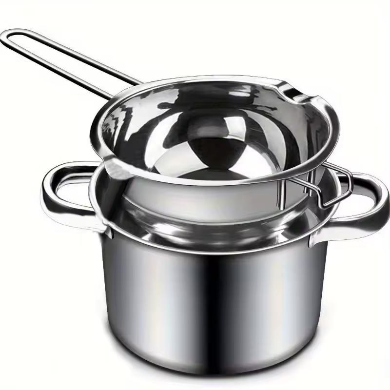 2 шт./набор Плавитель для свечей DIY для плавления шоколада, конфет, свечей, наборы для изготовления мыла, водонепроницаемые нагревательные внутренние и внешние кастрюли, детали