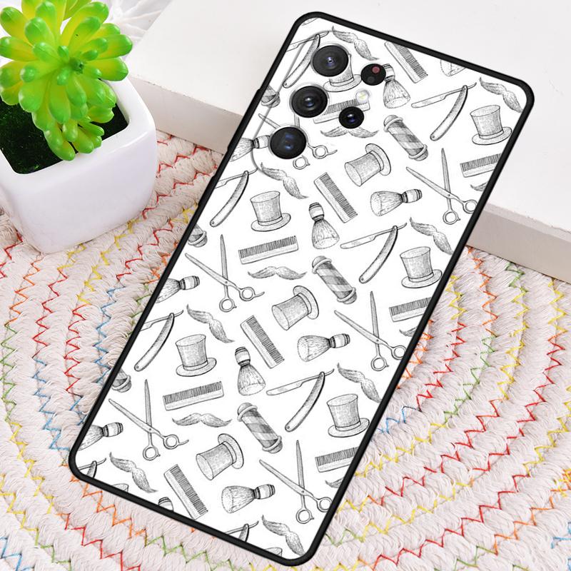 Парикмахерская Парикмахер Мягкий Чехол для Телефона для Samsung Galaxy note 10 pro S26 Ultra S23 S24 FE S25 S21 S22 PLUS Ударопрочный Чехол