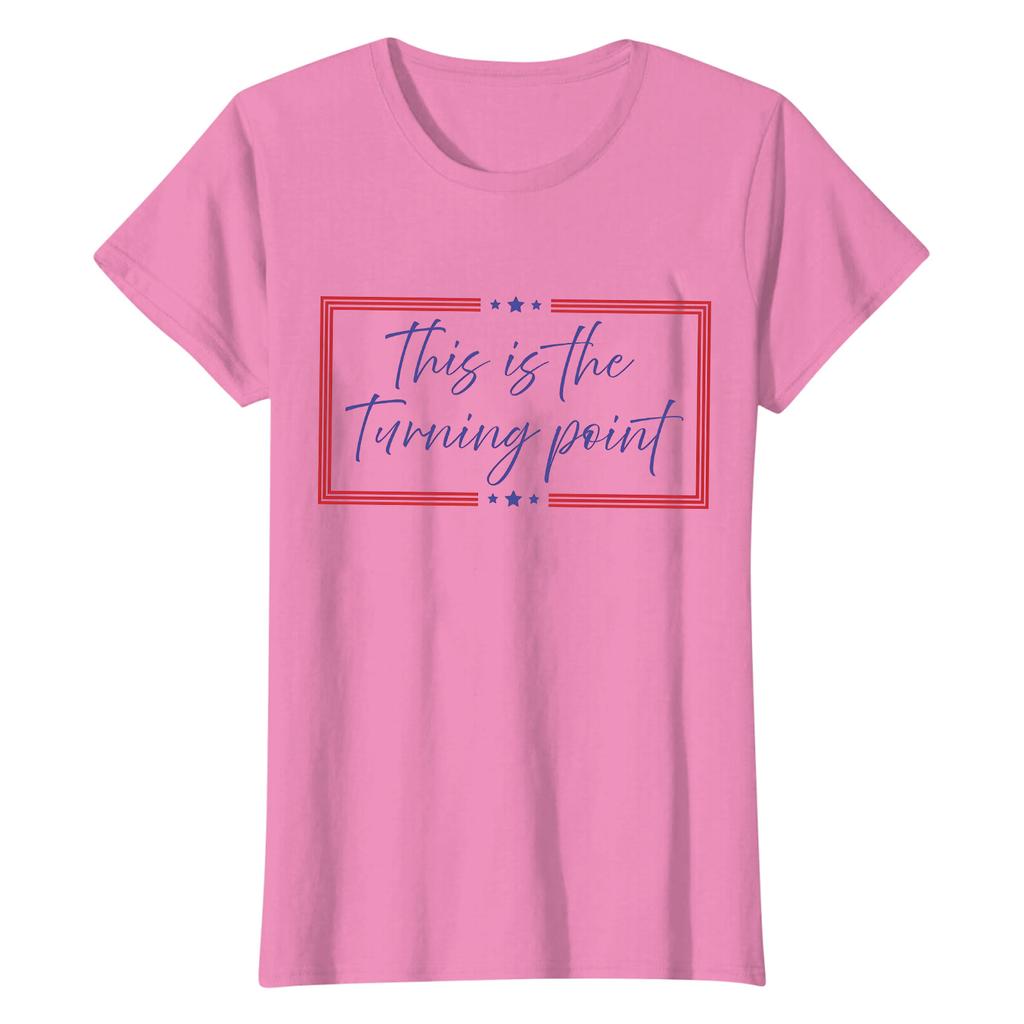 Women's Casual Daily Printed Top Round Neck T-shirt