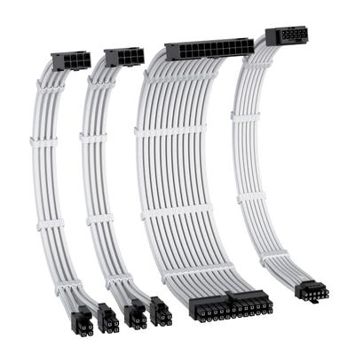 Кабель питания PCIe 12VHPWR для выделенного блока питания, удлинитель кабеля в оплетке, 16AWG, высокопроизводительный медный сердечник, удлинительный кабель для блока питания, пин-пин-пин удлинитель