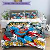 3pcs Superman Duvet Cover Set (1 Duvet Cover + 2 Pillowcases, No Core) - Comfortable, And Breathable Bedroom Decoration yy251104012