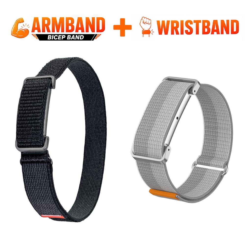 1-2 шт. Нейлоновые ремешки на бицепс для Google Fitbit Air Bands Фитнес-трекер Запасной ремешок на запястье/руку для Google Fitbit Air Straps