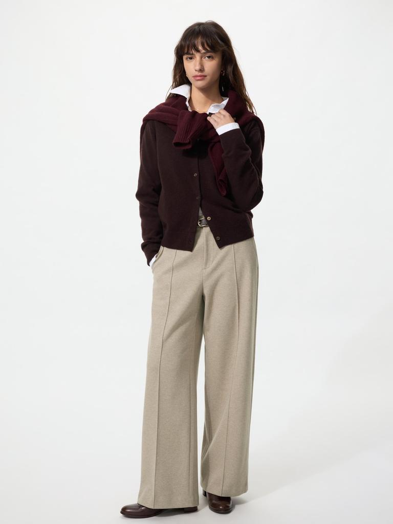 Uniqlo Широкие брюки из матового джерси