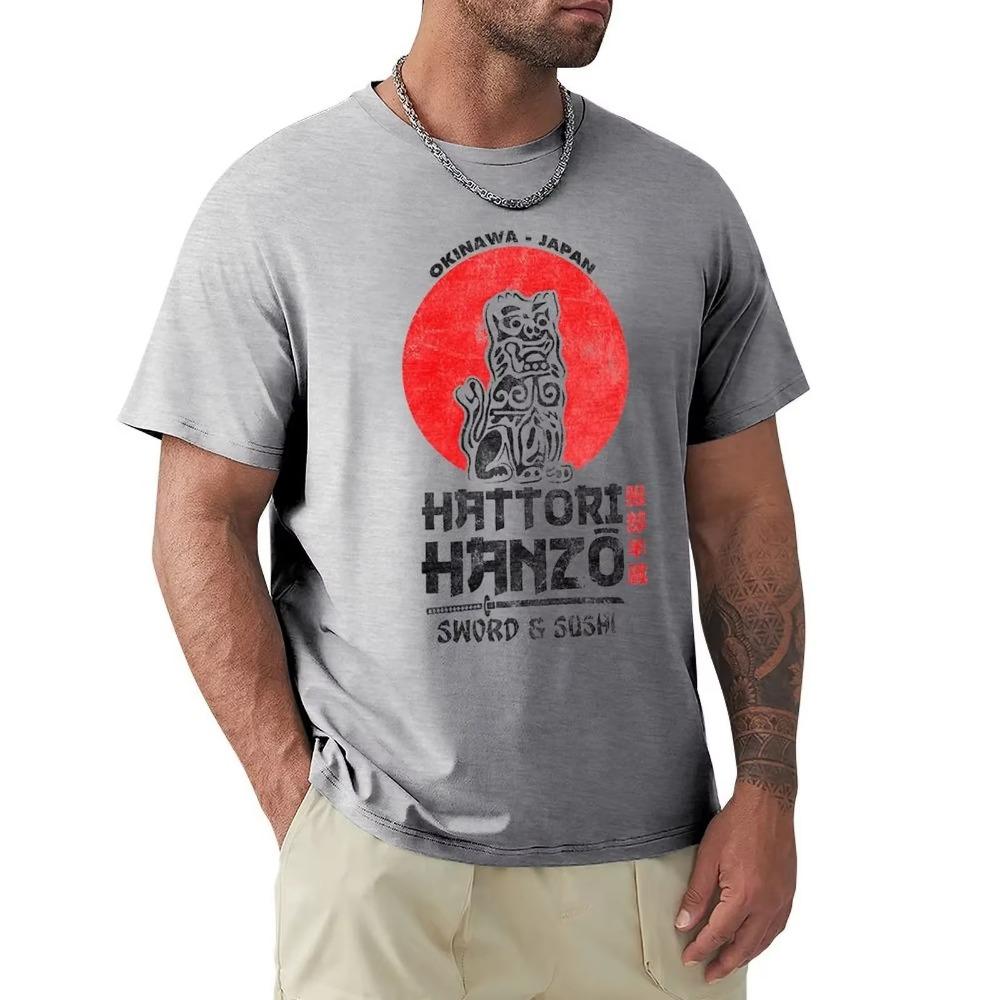 Футболка Hattori Hanzo Sword Sushi Kill Bill Tarantino Uma Thurman Retro Vintage 2019 Новые модные брендовые мужские футболки с круглым вырезом