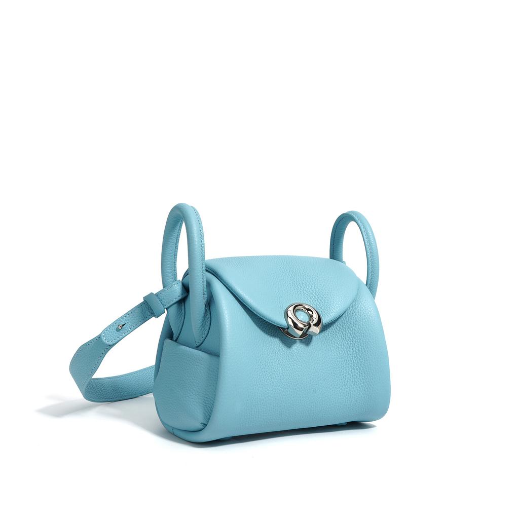 Сумка-подушка из натуральной кожи в виде свиньи, женская сумка Niche Design, новинка 2025 года, универсальная сумка, симпатичная красная сумка через плечо