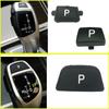 Black For BMW 1 2 3 4 5 7 Series F10 F11 F01 F02 X1 X3 X4 E60 F30 F32 F48 F25 Car Gear Shift Lever P Parking Button Cap