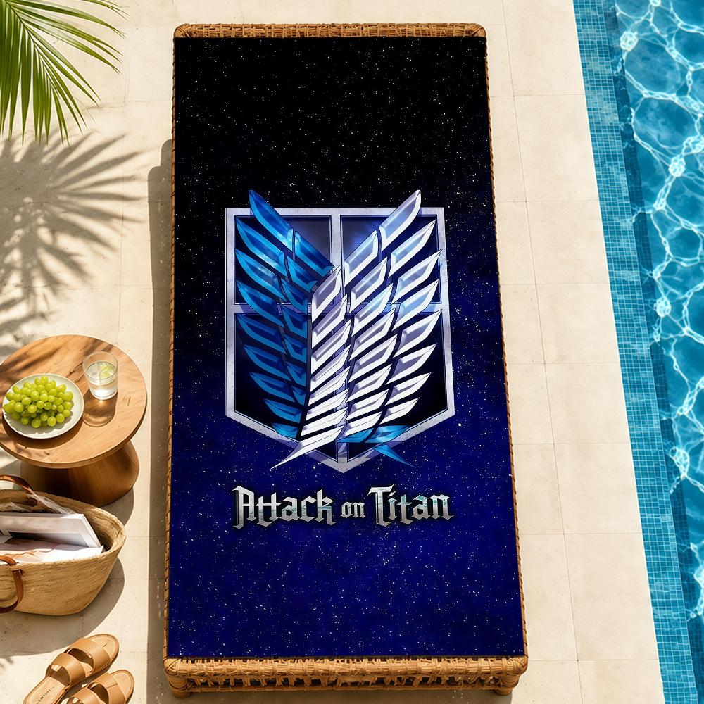 anime Levi Ackerman a-Attack on Titan FK Towel Pool soft Beach Towels Trip swim bath Towel Gym Spa home room Decor Holiday Gift