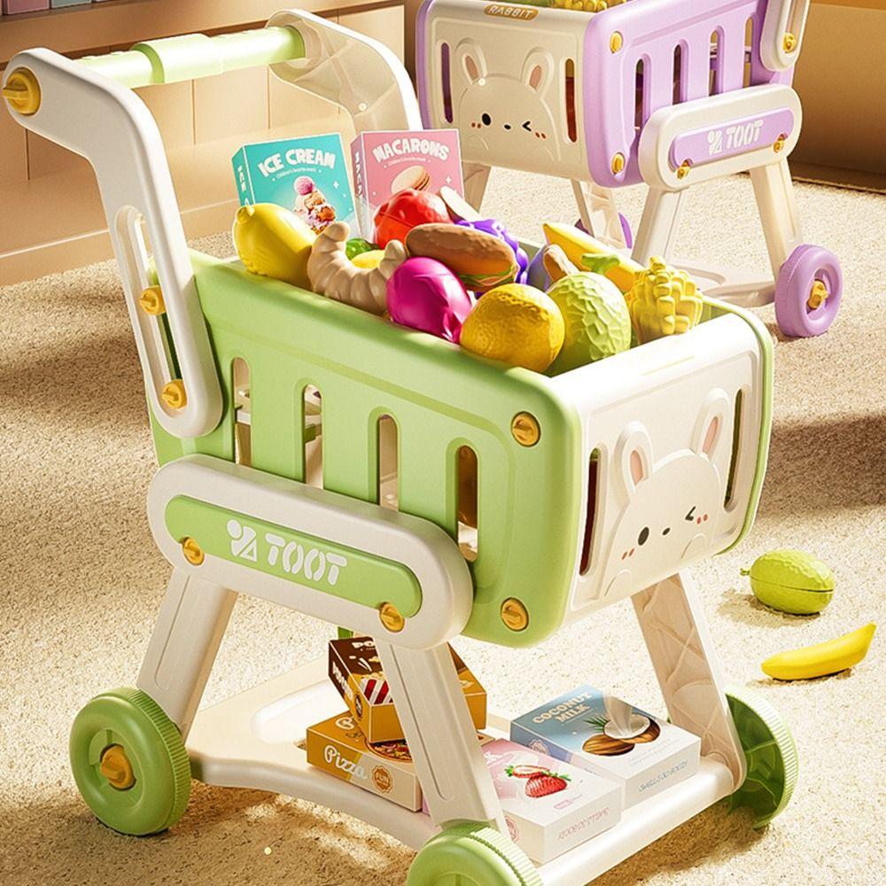 32PCS/Set Fruit Snacks Kitchen Toy Simulation Design Role Playing Toy NEW Shopping Cart Toy Gift
