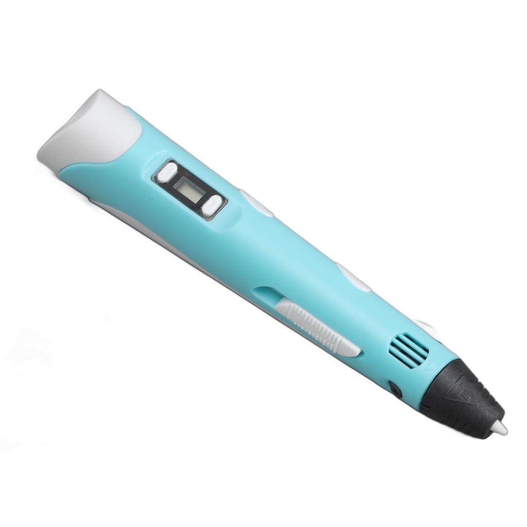 3D Printing Pen Kit with 20Pcs 3 Meter PLA Filaments 5V Kids 3D Print Pen for DIY Art Crafts Blue