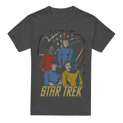 Футболка Star Trek Warp Factor 4 S-3XL, Угольный