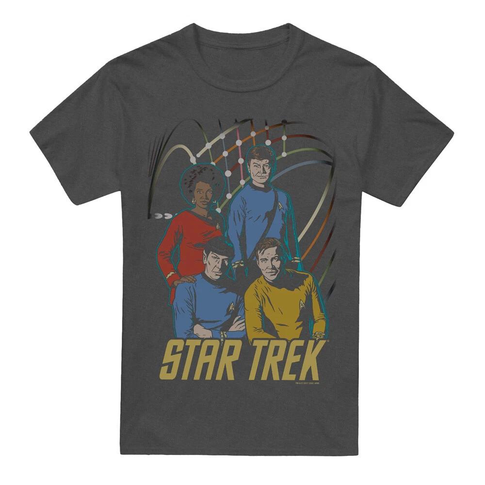 Футболка Star Trek Warp Factor 4 S-3XL, Угольный