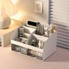 Transparent Desktop Organizer with Small Drawers - Ideal for Office, Study, and Stationery Storage