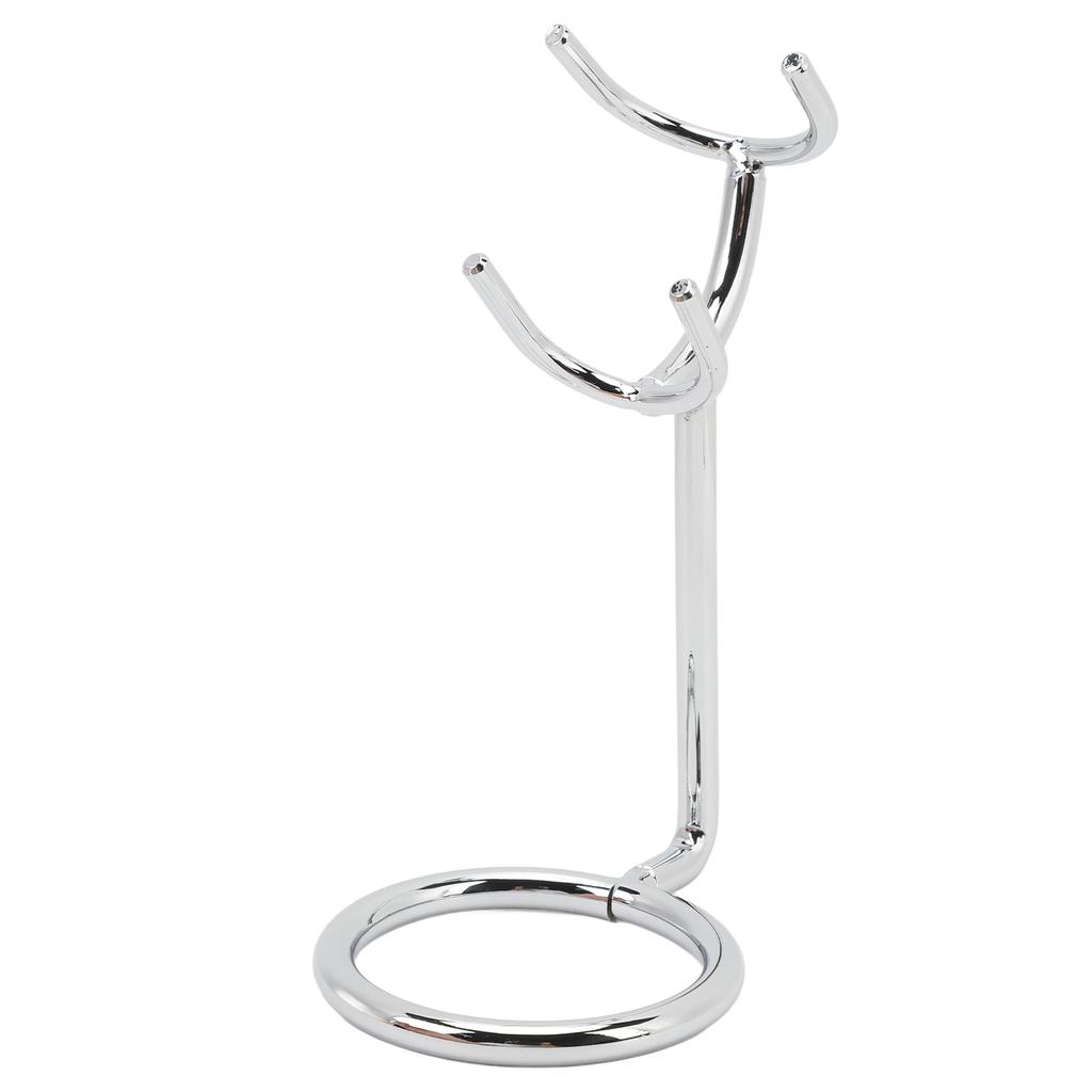 Stainless Steel Shaving Holder Stand Simple Universal Multifunctional Manual Shaving Brush Stand for